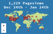 Locations of visitors to this page