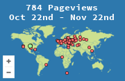 Locations of visitors to this page