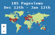 Locations of visitors to this page