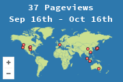 Locations of visitors to this page