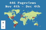 Locations of visitors to this page