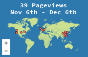 Locations of visitors to this page