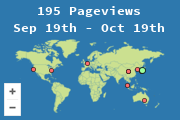 Locations of visitors to this page