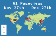 Locations of visitors to this page