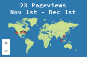 Locations of visitors to this page