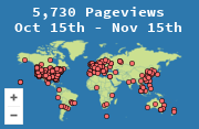 Locations of visitors to this page