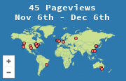 Locations of visitors to this page