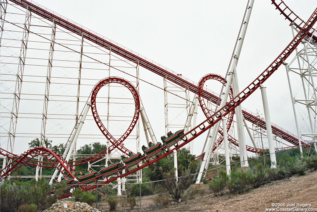 Seven Loop Arrow Dynamics roller coaster