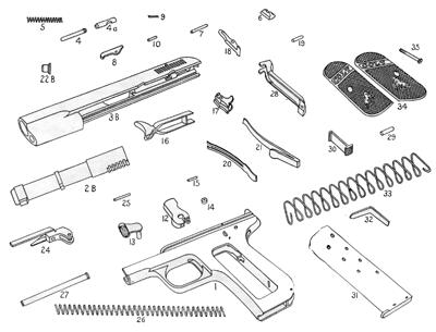 Colt Model M Parts Diagram