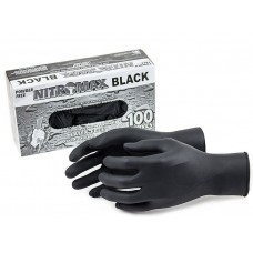 EMERALD NITROMAX Black Nitrile Gloves-Large