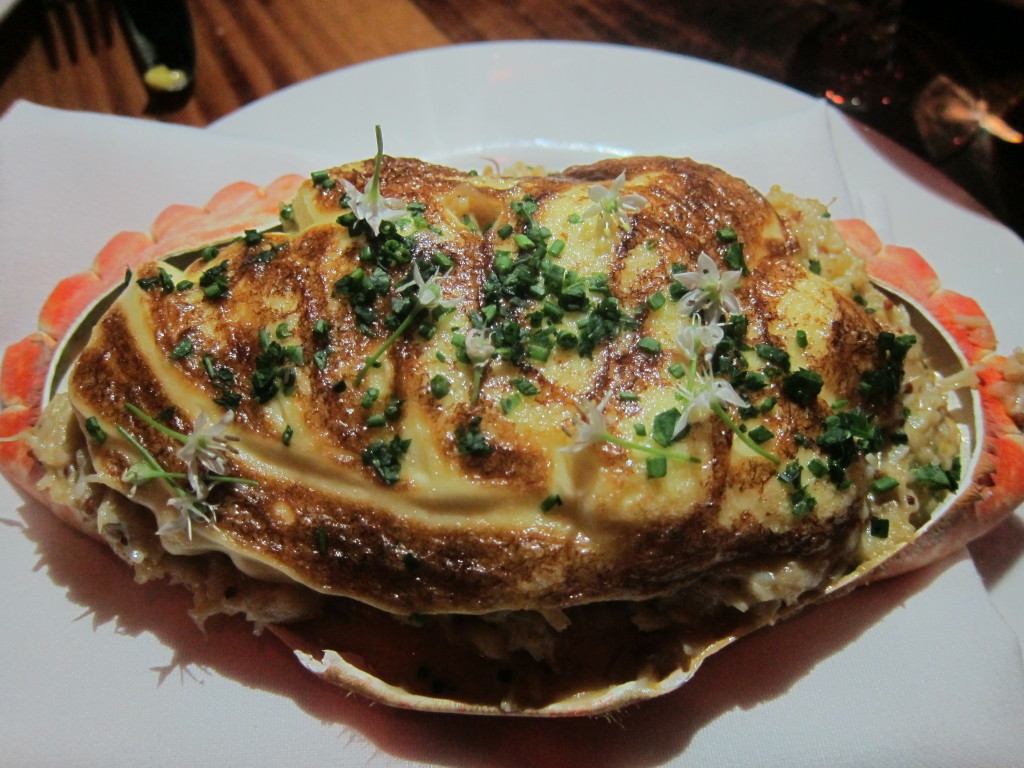 Santa Barbara Rock Crab, Shallots, Verjus, Avgolemono, Sourdough