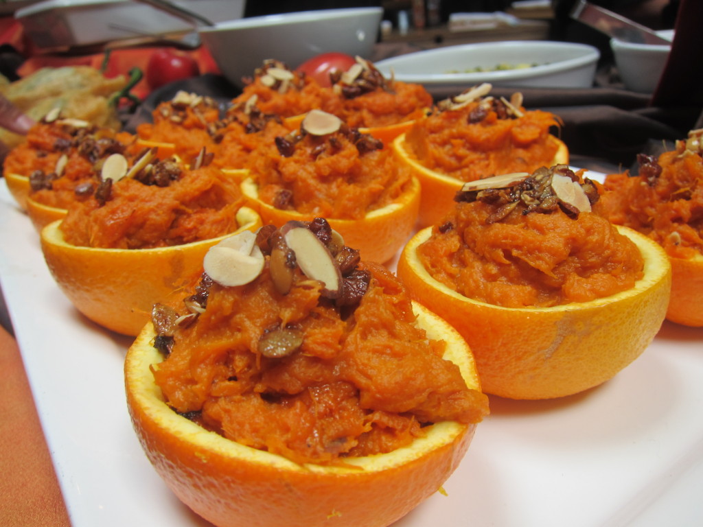 Mashed Roasted Sweet Potatoes al Chipotle