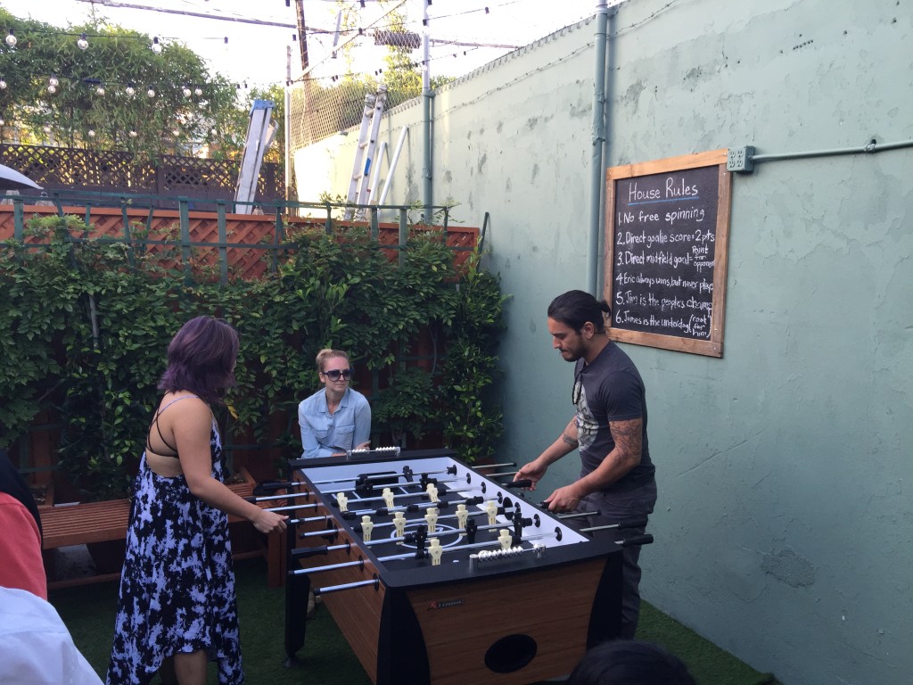 Foosball while you wait