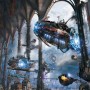 Fantasy Art Gleb Alexandrov Her Majesty's Zeppelins