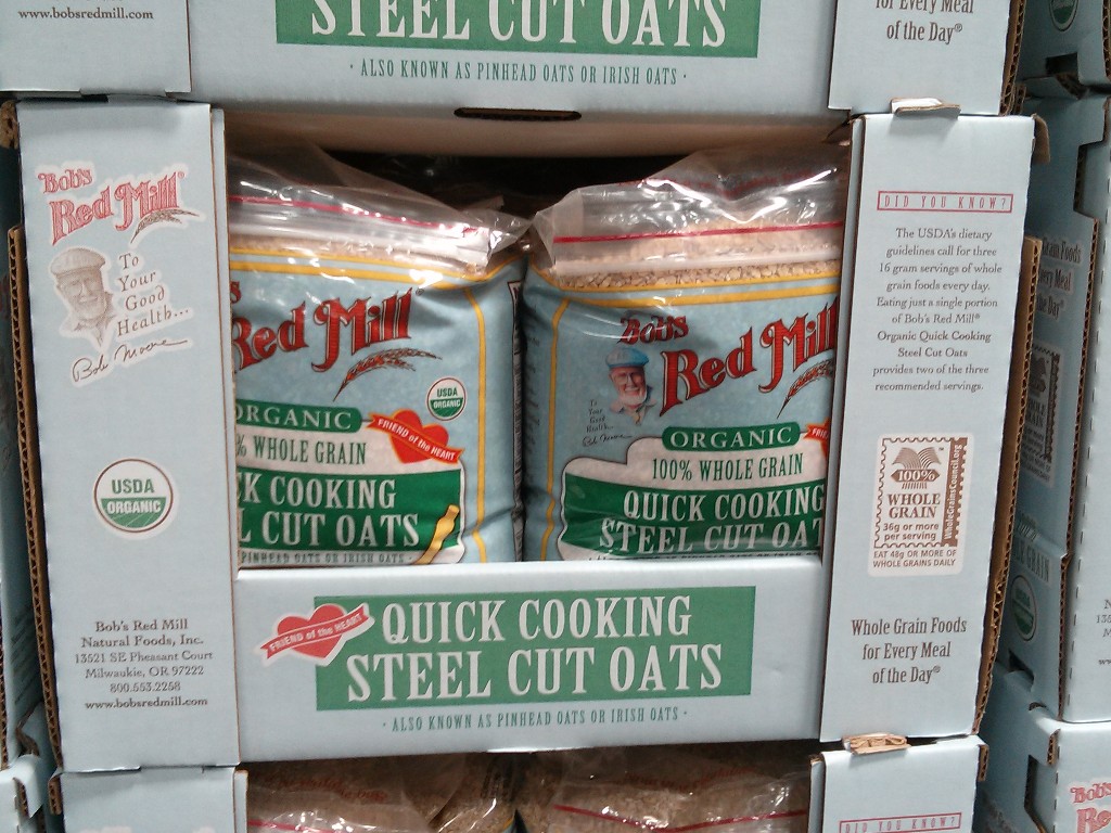 Bobs Red Mill Organic Quick Cooking Steel Cut Oats Costco