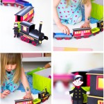 Papperståg / Paper train - Craft & Creativity