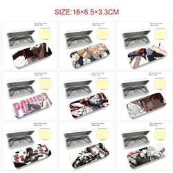 chainsaw man anime glasses case