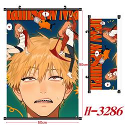 chainsaw man anime wallscroll 60*90cm