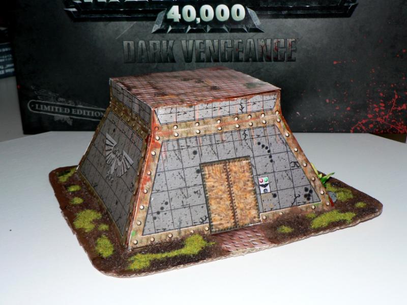 Bunker, Paper, Papercraft, Terrain