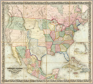 United States Map 1848