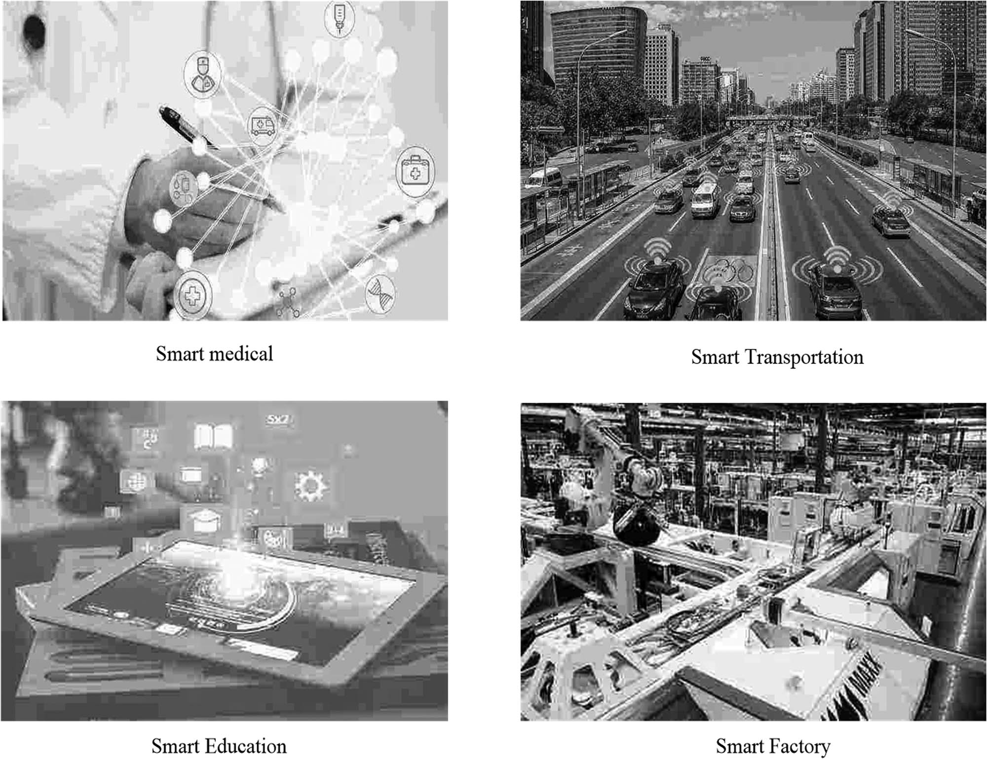 Figure 2 
                  Specific applications of smart cities.
               