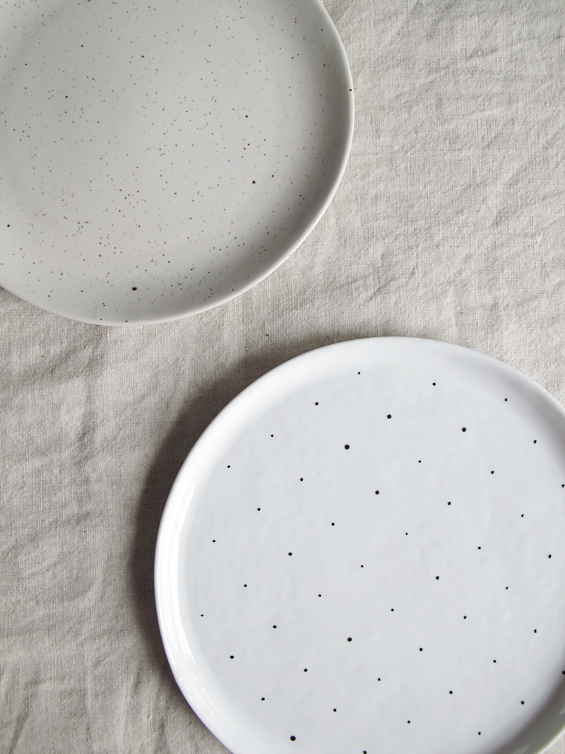 diy dotty plate | via design and form