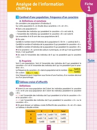 Tout le tronc commun 1re Fiches détachables  Edition 2024