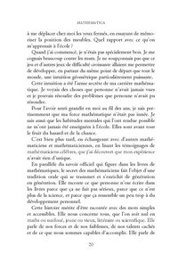 Mathematica. Une aventure au coeur de nous-mêmes