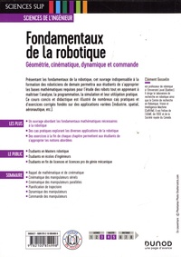 Fondamentaux de la robotique. Géométrie, cinématique, dynamique et commande