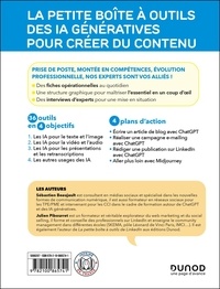 IA génératives pour créer du contenu. 31 outils + 4 plans d'action