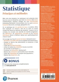 Statistique. Principes et méthodes