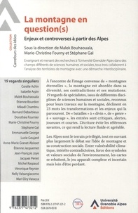 La montagne en question(s). Enjeux et controverses à partir des Alpes