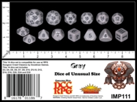 Dice : MINT83 IMPACT MINIATURES DCC GREY