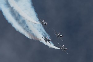 Thunderbirds at Hill Air Force base air show