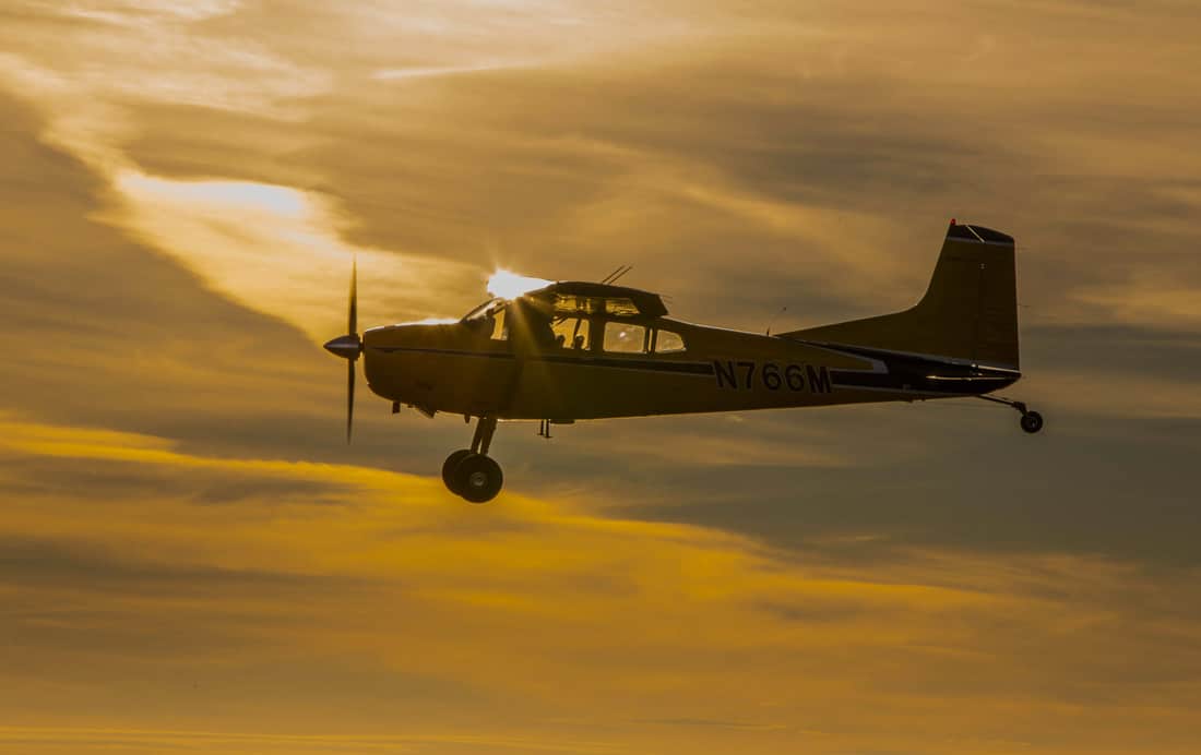 Cessna Skywagon in flight - Understanding Aviation Weather