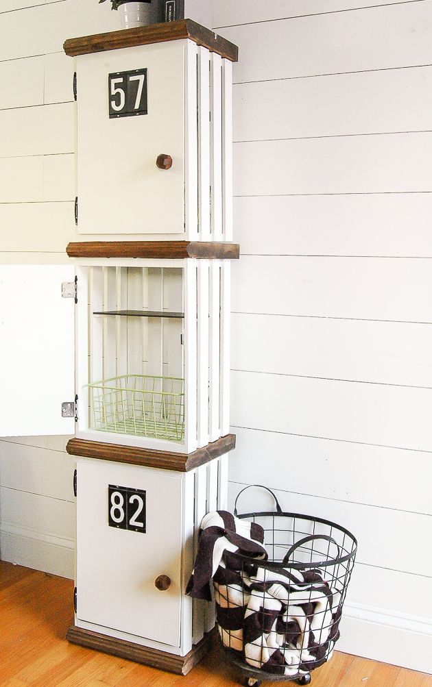 Wood Crate Lockers