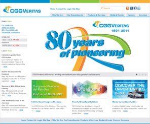 cgg.com: CGGVeritas: Global Provider of Geophysical Services and Equipment
Consistency Across All Activities