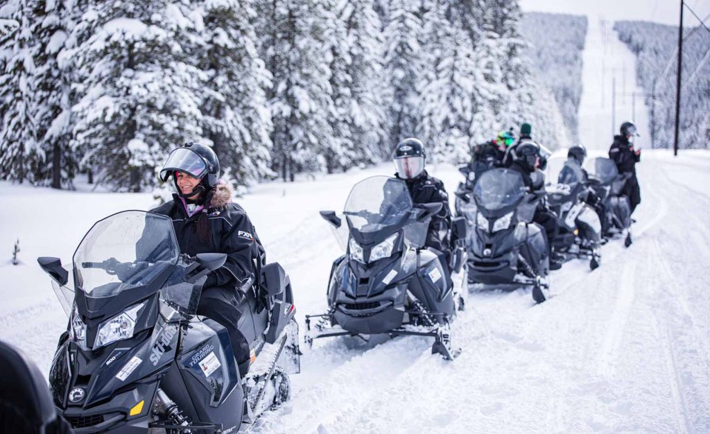 snowmobile riding for beginners