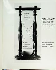 Page 5, 1979 Edition, Villa Park High School - Odyssey Yearbook (Villa Park, CA) online collection