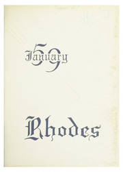 Rhodes High School - Aries Yearbook (Cleveland, OH) online collection, 1959 Edition, Page 1