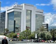 El edificio de la Corte Nacional de Justicia en el norte de Quito.