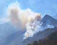 Incendio forestal en Sigchos, provincia de Cotopaxi.