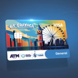 Imagen de la tarjeta La Guayaca, que se usará para subsidiar el pasaje de la Metrovía.