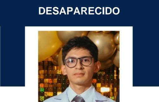 La imagen del joven desaparecido en Loja.