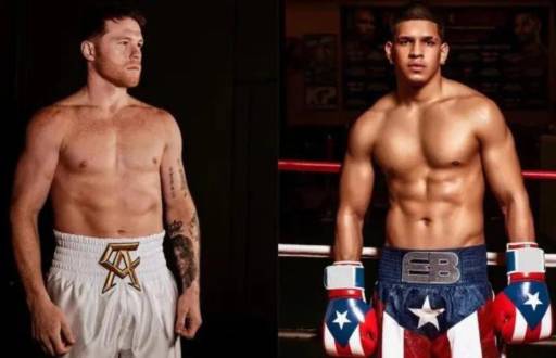 Canelo Álvarez y Edgar Berlanga.