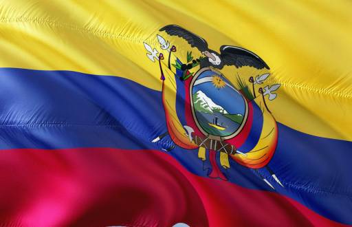 Imagen referencial de la bandera de Ecuador.