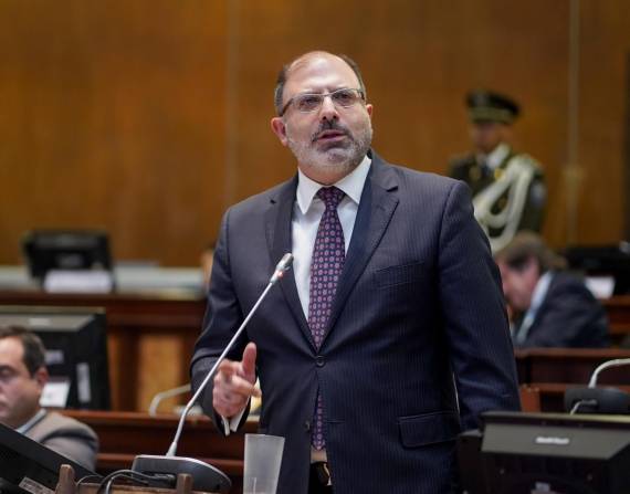 Henry Kronfle en el Pleno de la Asamblea Nacional en octubre de 2019.