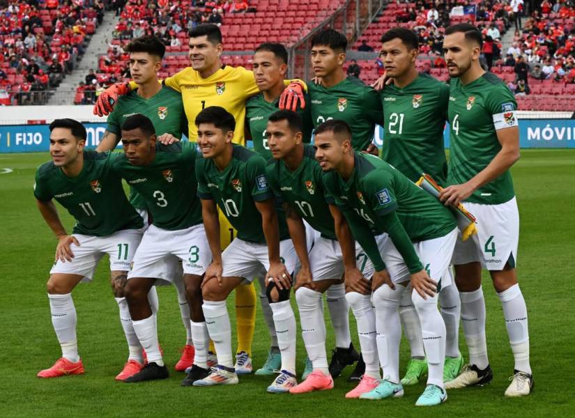 Jugadores de la selección boliviana de fútbol.