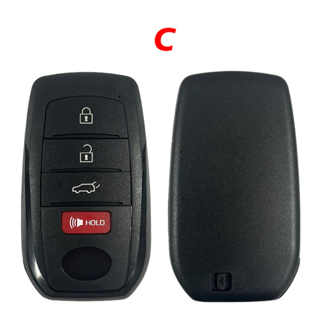 Smart Remote Key Fob Shell For Toyota Sienna Corolla 2021-2024