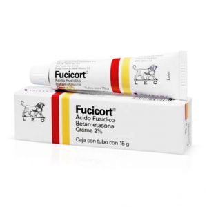 FUCICORT CREAM ( BETAMETHASONE 1 MG / GM + FUCIDIC ACID 20 MG / GM ) 15 GM 